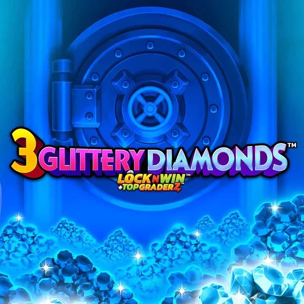 3 Glittery Diamonds by PearFiction Studios, showcased at gramsbett.com – game logo