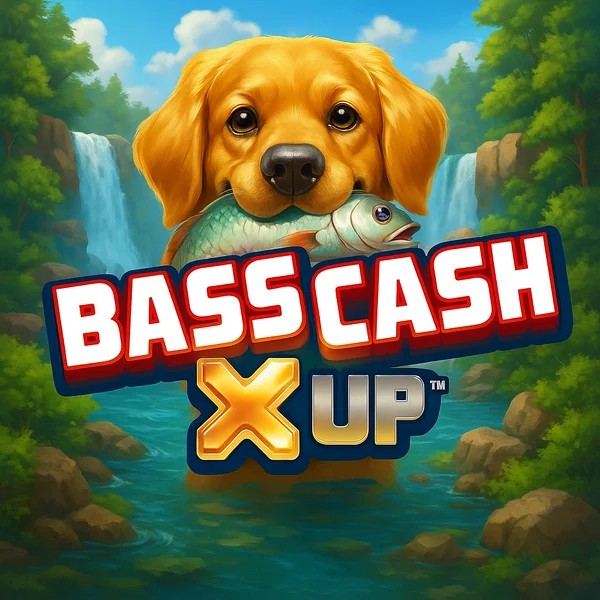 Official Slots logo: Bass Cash X UP by Alchemy Gaming at GramsBet Casino