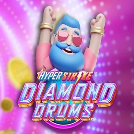 Hyper Strike Diamond Drums slot visual from Gameburger Studios available on gramsbett.com